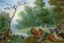 Paradise with the Fall of Man - Jan Brueghel, o Jovem