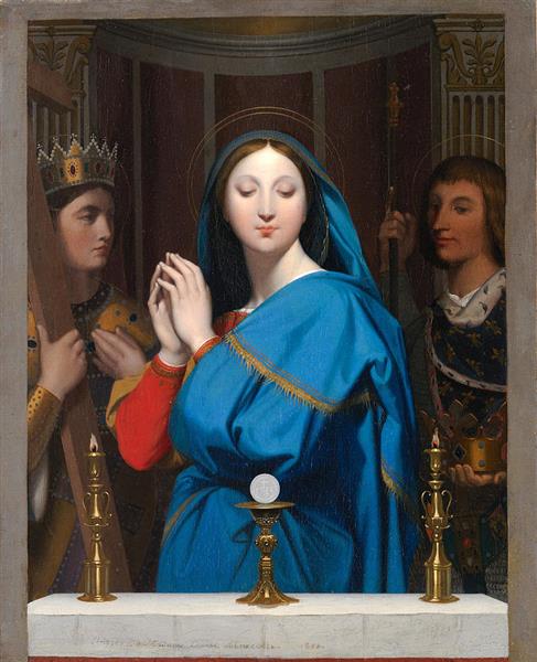 The Virgin of the Host, 1866 - Jean Auguste Dominique Ingres