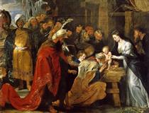 L'Adoration des mages - Pierre Paul Rubens