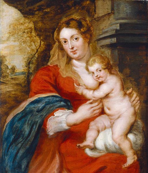 Madonna and Child - Peter Paul Rubens
