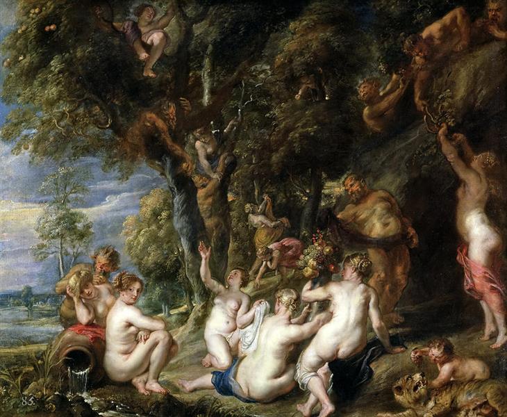 Nymphs and Satyrs, 1637 - 1640 - Пітер Пауль Рубенс