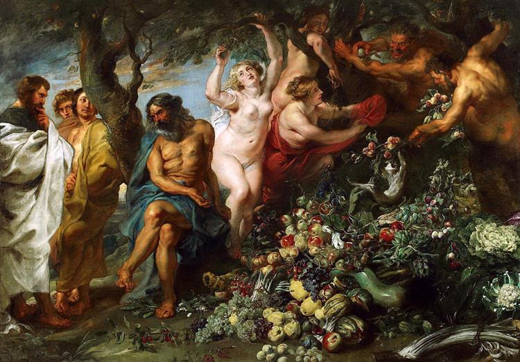 Pythagoras Advocating Vegetarianism - Pierre Paul Rubens