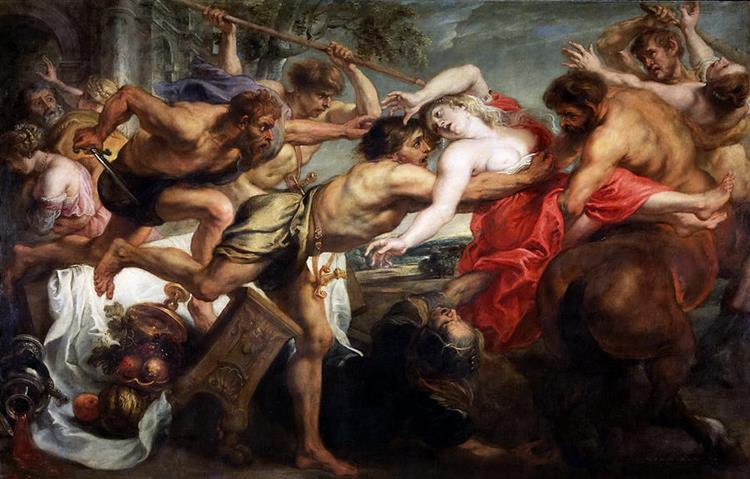 The Rape of Hippodamia - Pierre Paul Rubens