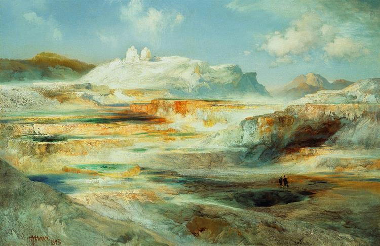 Jupiter Terrace Yellowstone - Томас Моран