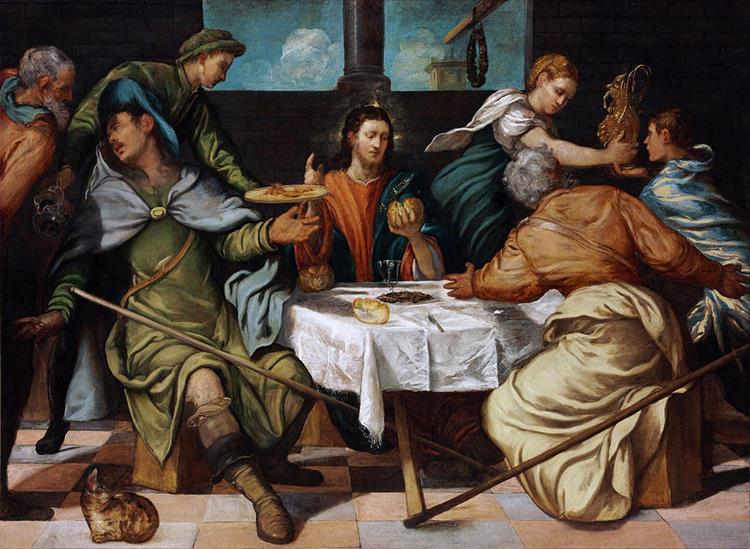 The Supper at Emmaus, 1542 - 1543 - Tintoretto