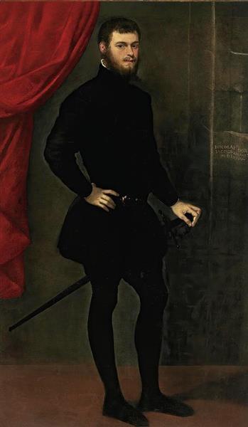 Portrait of Nicolo Doria - Тінторетто