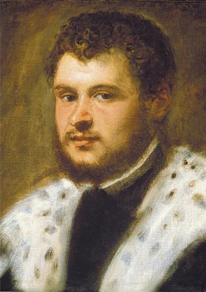 Young Man with a Beard - Tintoretto