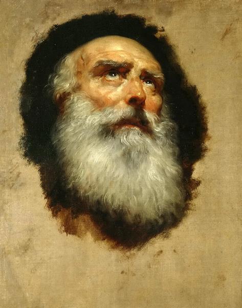 The Head of An Apostle - Anton Raphael Mengs