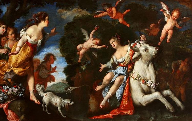 The Abduction of Europa, c.1640 - c.1644 - Бернардо Строцці
