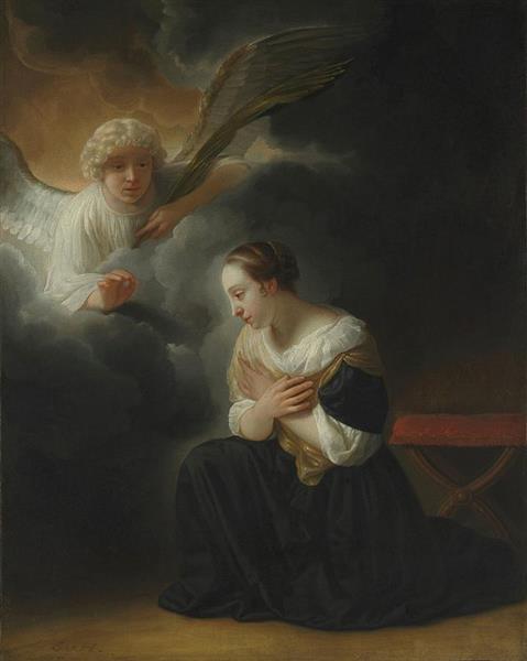 The Annunciation of the Death of the Virgin - Самюел ван Хогстратен