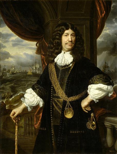 Mattheus Van Den Broucke, Councillor of the Indies, 1678 - Samuel Dirksz van Hoogstraten