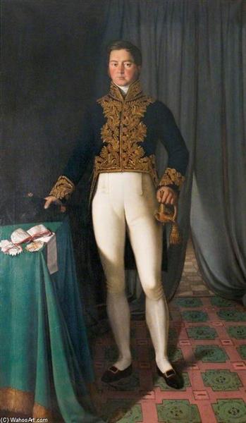 Sir Augustus John Foster, 1st Baronet, British Diplomat, 1825 - Christian Albrecht Jensen