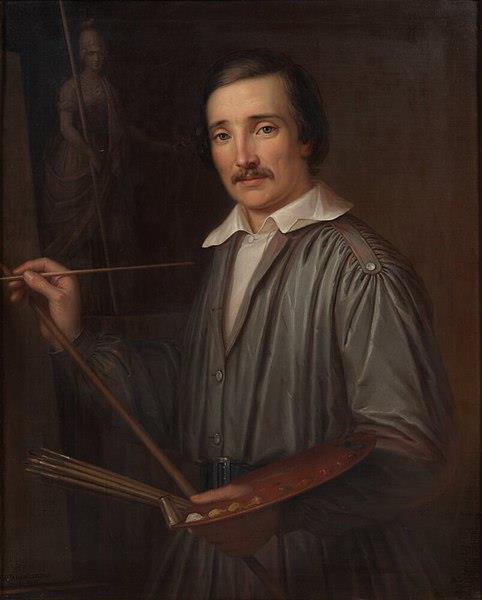 Self portrait, Erik Wahlbergson (1808-1865) - Erik Wahlberg Wahlbergson