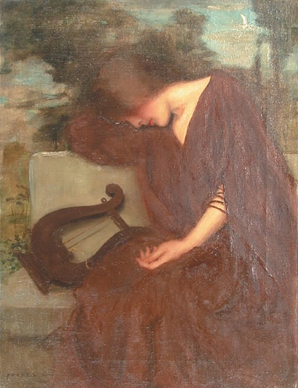Woman with Lyre - Francis Day