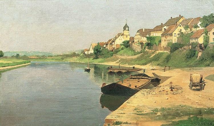 The River Main near Freudenberg - Georg Dehn
