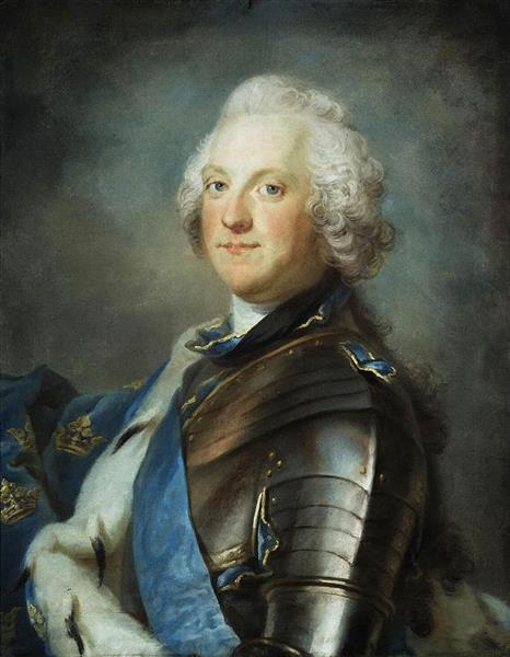Portrait of Adolf Frederick, King of Sweden - Gustaf Lundberg