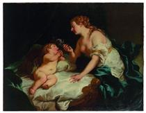 Vénus et l'Amour - Jean-François de Troy