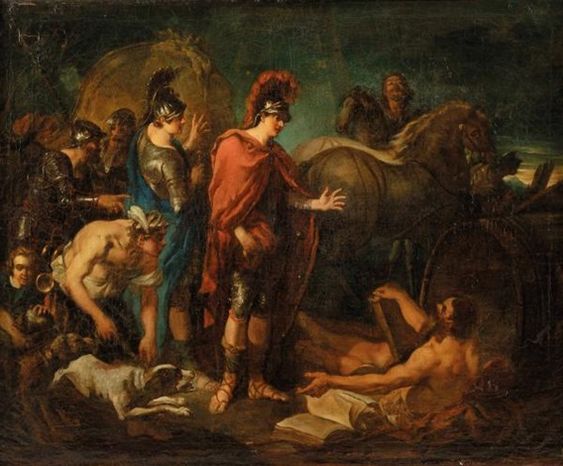 Alexandre et Diogène - Jean-François de Troy