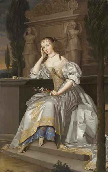 A Posthumous Portrait of Elizabeth Countess of Westmorland - John Michael Wright