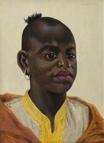 Portrait de jeune enfant - Jules Charles Clement Taupin