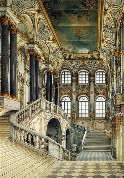 Jordan Staircase of the Winter Palace - Konstantin Ukhtomsky
