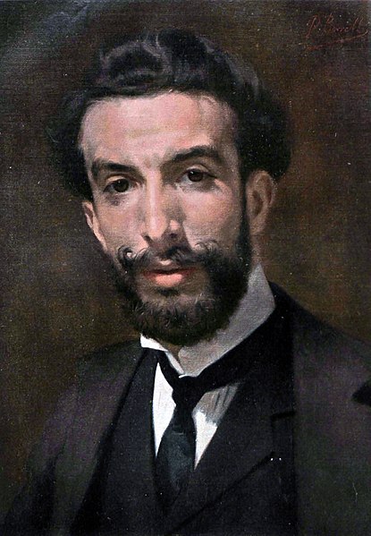 Retrato de Julio Borrell, pintado por su señor padre - Pere Borrell del Caso