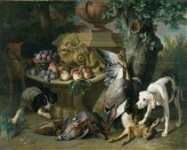 Dogs, Dead Game and Fruit - Alexandre-Francois Desportes