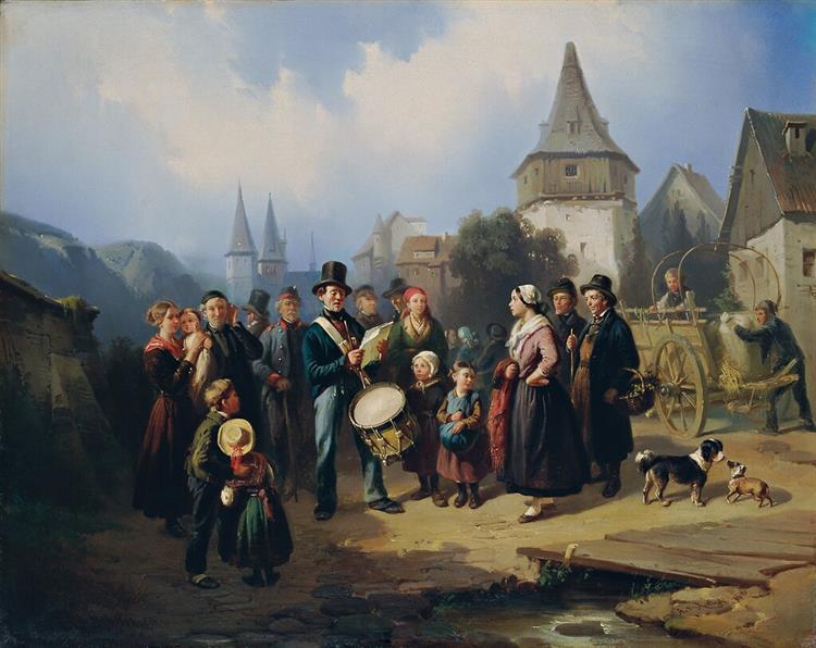 Der Dorftrommler - August von Rentzell