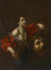 David with the Head of Goliath - Bartolomeo Manfredi