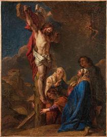 Les Saintes Femmes et saint Jean au pied de la croix - Charles de La Fosse