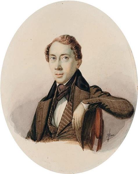 Portrait of Lugovskoi - Eduard Hau