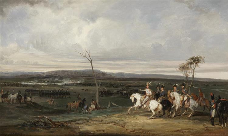 Joachim Murat and Jean Lannes at the Battle of Wertingen - Eugène Louis Lami