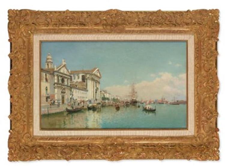 Vue du Grand Canal à Venise - Federico del Campo