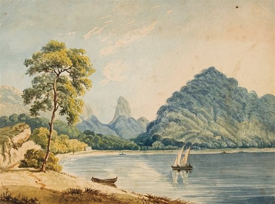 Lago do Rio de Janeiro Pao de Asucar in the distance - James Wilcox