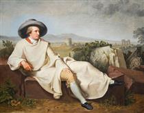 Goethe in the Roman Campagna - Johann Heinrich Wilhelm Tischbein