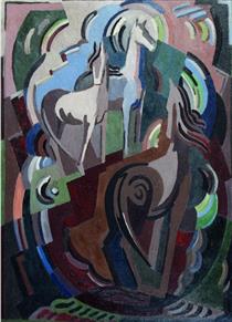 Achill Horses, 1934 - Mainie Jellett