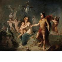 A Midsummer Night's Dream: The Conflict of Titania and Oberon - Thomas Buchanan Read