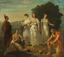 ALLEGORY OF THE SETTLEMENT OF THE WEST - Thomas Buchanan Read