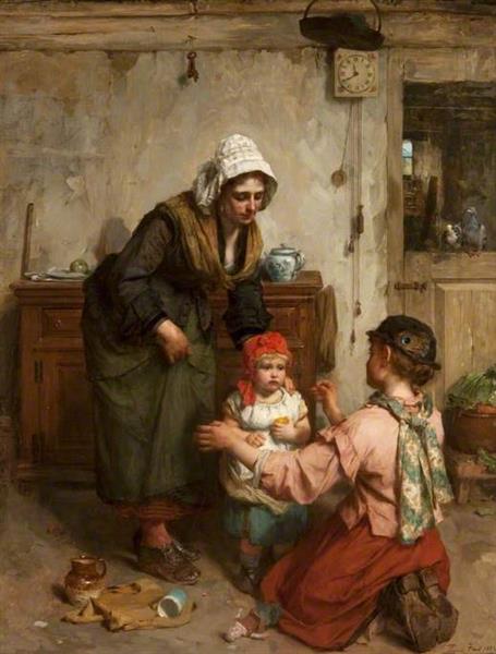 Where's My Good Little Girl? - Thomas Faed - WikiArt.org