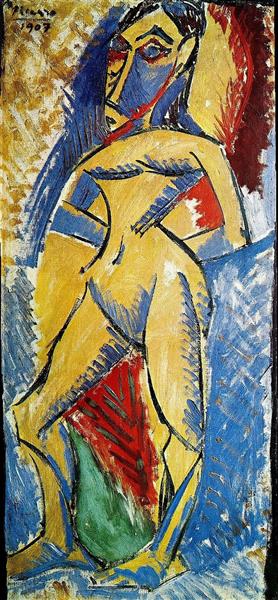 Femme nue, 1907 - Pablo Picasso
