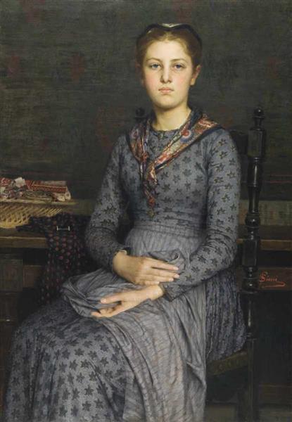 Daydreaming, c.1889 - Filadelfo Simi - WikiArt.org