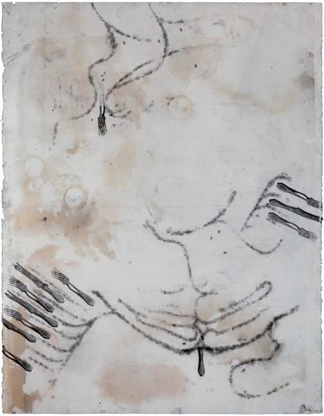 Tablecloth V “Anatomical sketch”, 2008 - 2009 - Павел Николаевич Маков