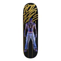 Supreme Tupac Hologram Skateboard Deck Gold by Enrique Enn - Enrique Enn