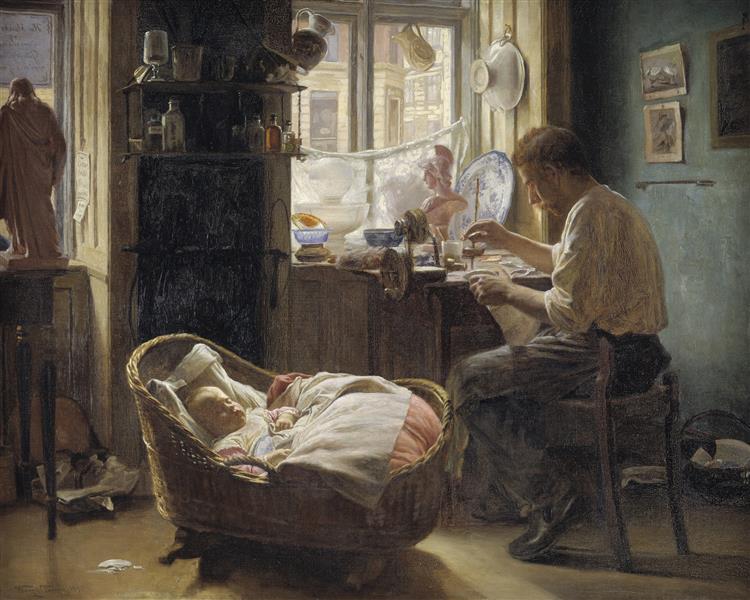 At the China Repairer's, 1890 - 1891 - Wenzel Tornøe