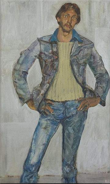 Portrait of a Student, 1980 - Mykhailo Vainshtein