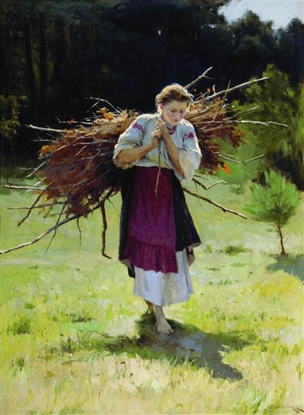 З лісу, 1900 - Mykola Pymonenko
