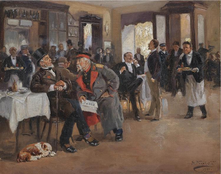 At Dominic's, 1910 - Wladimir Jegorowitsch Makowski