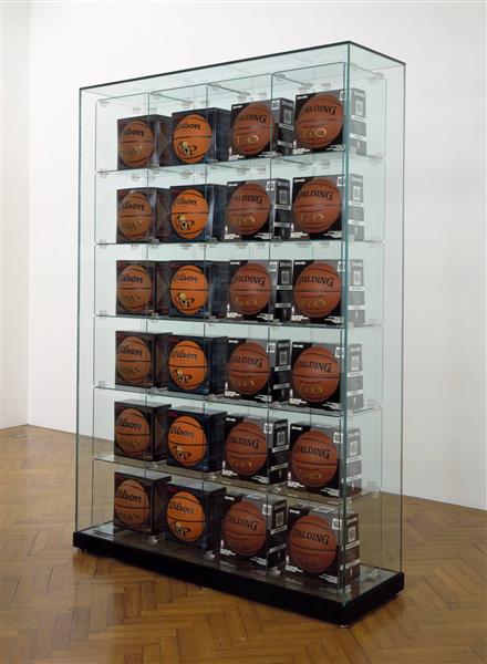 Encased - Four Rows, 1983 - 1993 - Jeff Koons