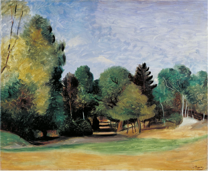 Landscape near Barbizon, 1922 - André Derain