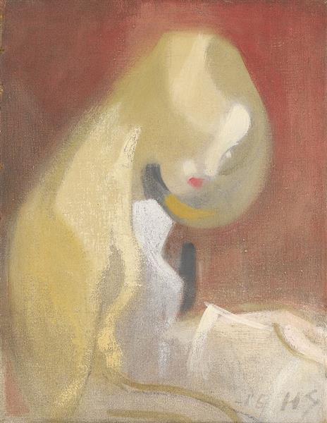 Girl with Blonde Hair, 1916 - Helene Schjerfbeck